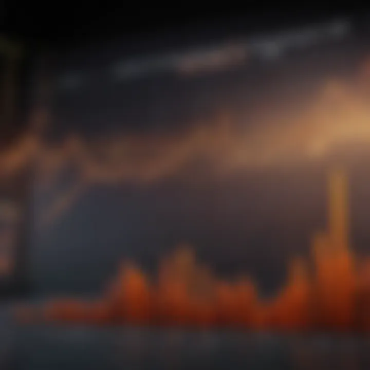 An analytical graph showing the correlation between southwest points and investment returns