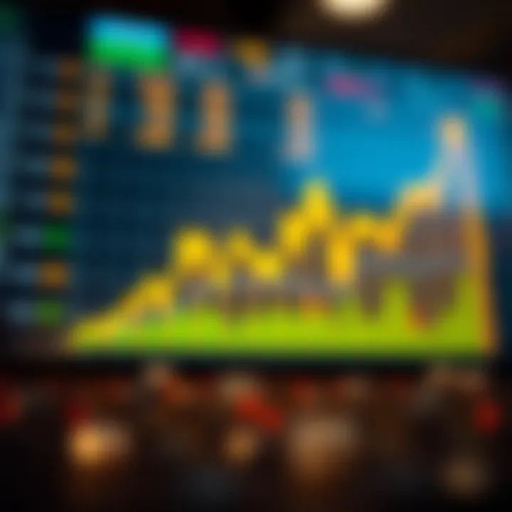 Chart illustrating stock market growth potential