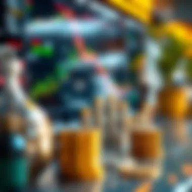 Conceptual representation of diversification in investments