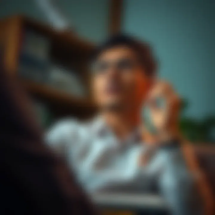 Personal Development Opportunities An individual contemplating personal growth through education and skill development