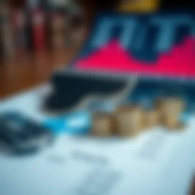 Financial Security and Savings Strategies A secure savings plan visualized with growth charts and financial goals