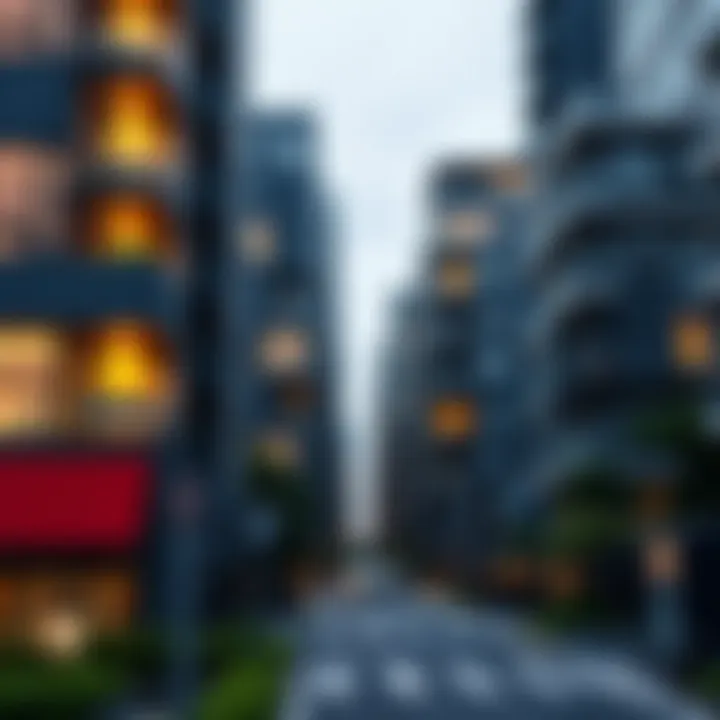 Modern urban real estate properties