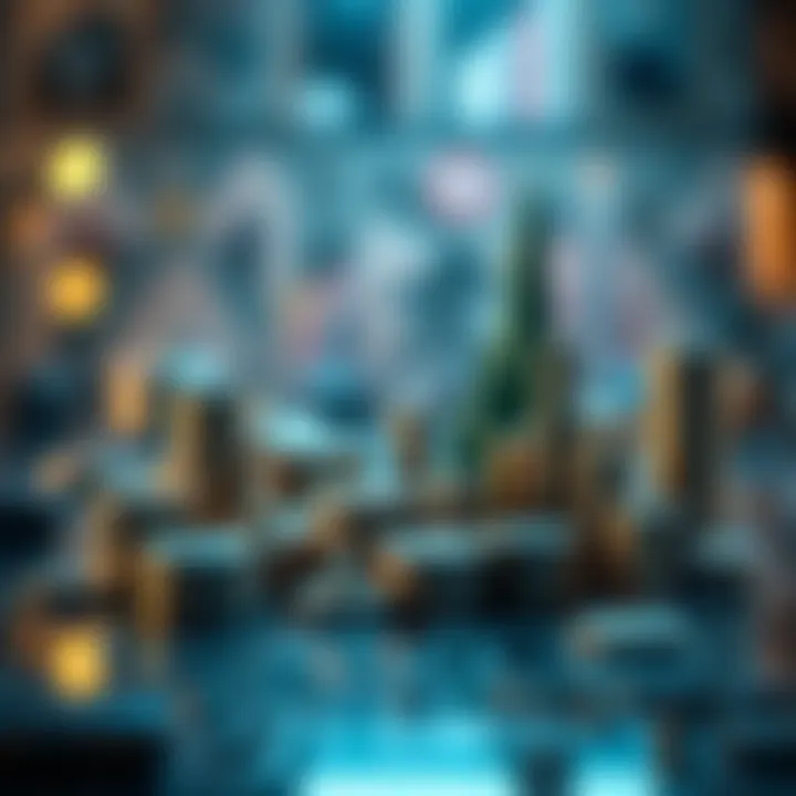 An abstract representation of diversified asset classes