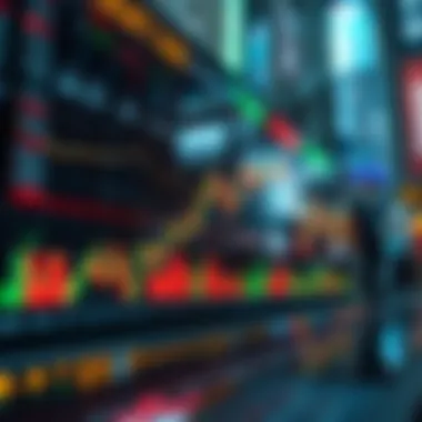 Market insights visualization with dynamic stock trends