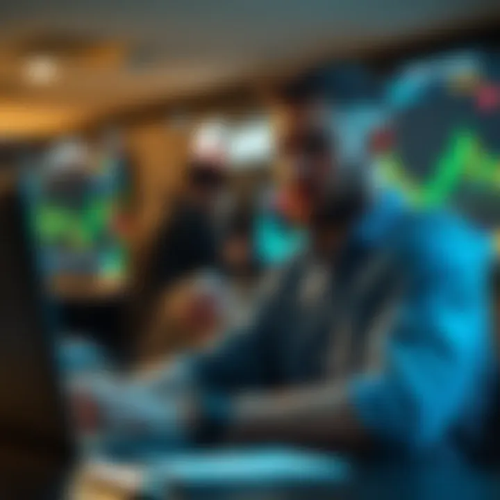 Successful trading strategies depicted through engaging visuals