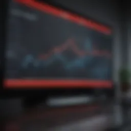 Graph depicting Netflix's stock performance over time