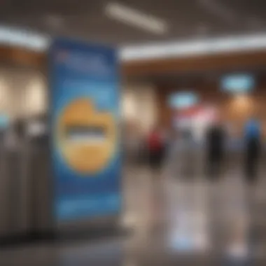 TSA PreCheck Advantage TSA PreCheck sign at an airport security checkpoint