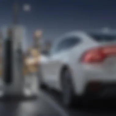 Innovation in EV Charging Technology A close-up of the technology behind EV chargers, highlighting innovation and advancement.