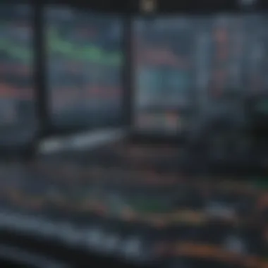 Visual representation of stock trading platforms
