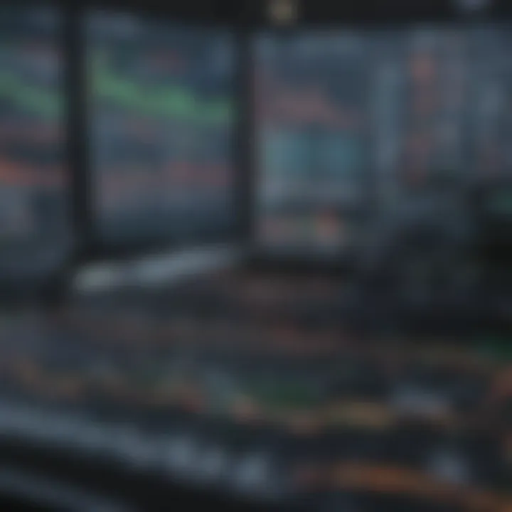Visual representation of stock trading platforms