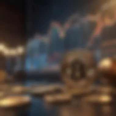 A diagram illustrating market influences on cryptocurrency value.