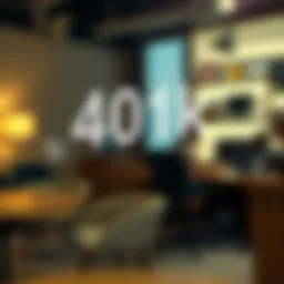 Illustration of a 401k matching concept