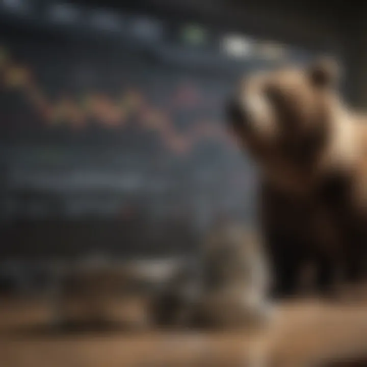 Chart showing historical bear market data