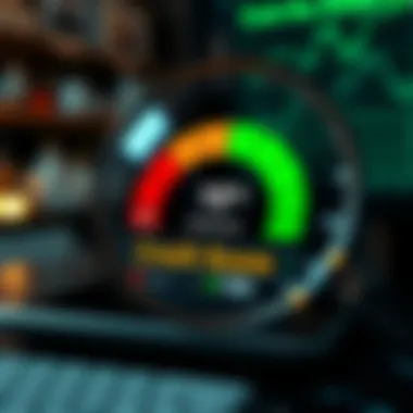 Analyzing Your Credit Score Concept of credit score analysis