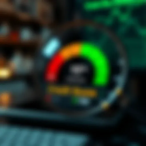 Analyzing Your Credit Score Concept of credit score analysis