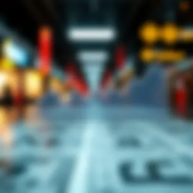 Graph illustrating trends in money market rates over time