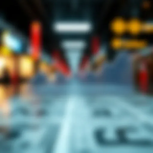 Graph illustrating trends in money market rates over time