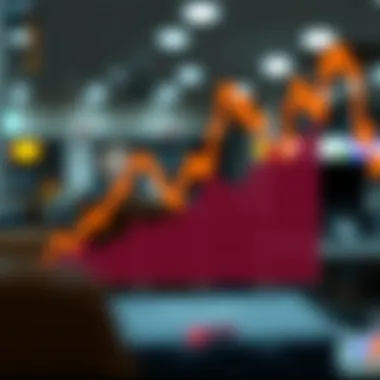 Graph depicting insolvency impact on stock valuations