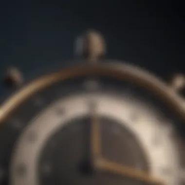 Loan Approval Timeline Illustration of a ticking clock symbolizing loan approval timeline
