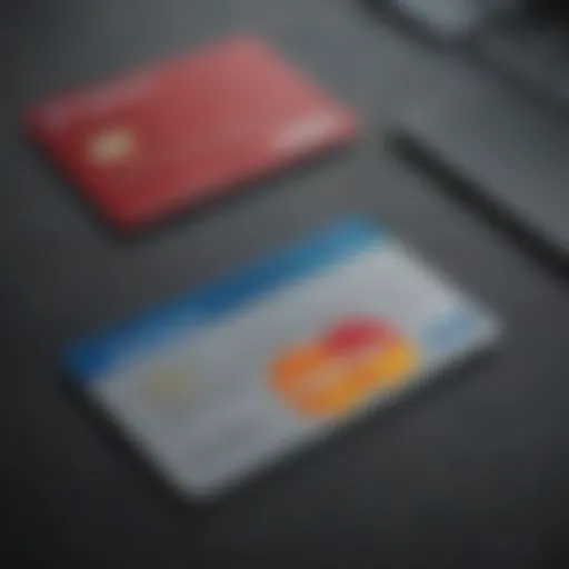 Illustration of PayPal interface showing credit card payment options