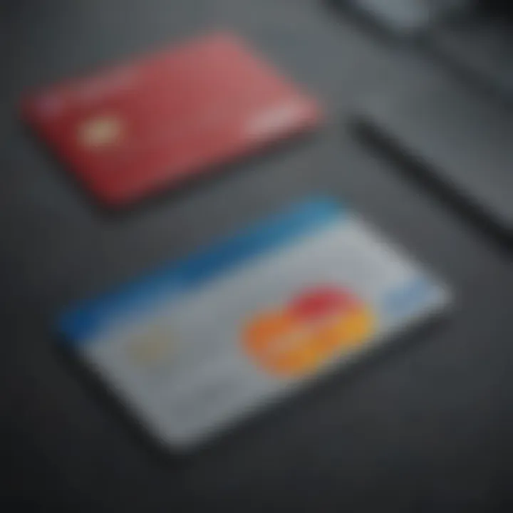 Illustration of PayPal interface showing credit card payment options