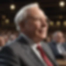 Warren Buffett speaking at a conference