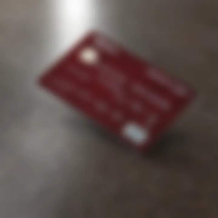 Wells Fargo Unlimited Credit Card showcasing its sleek design